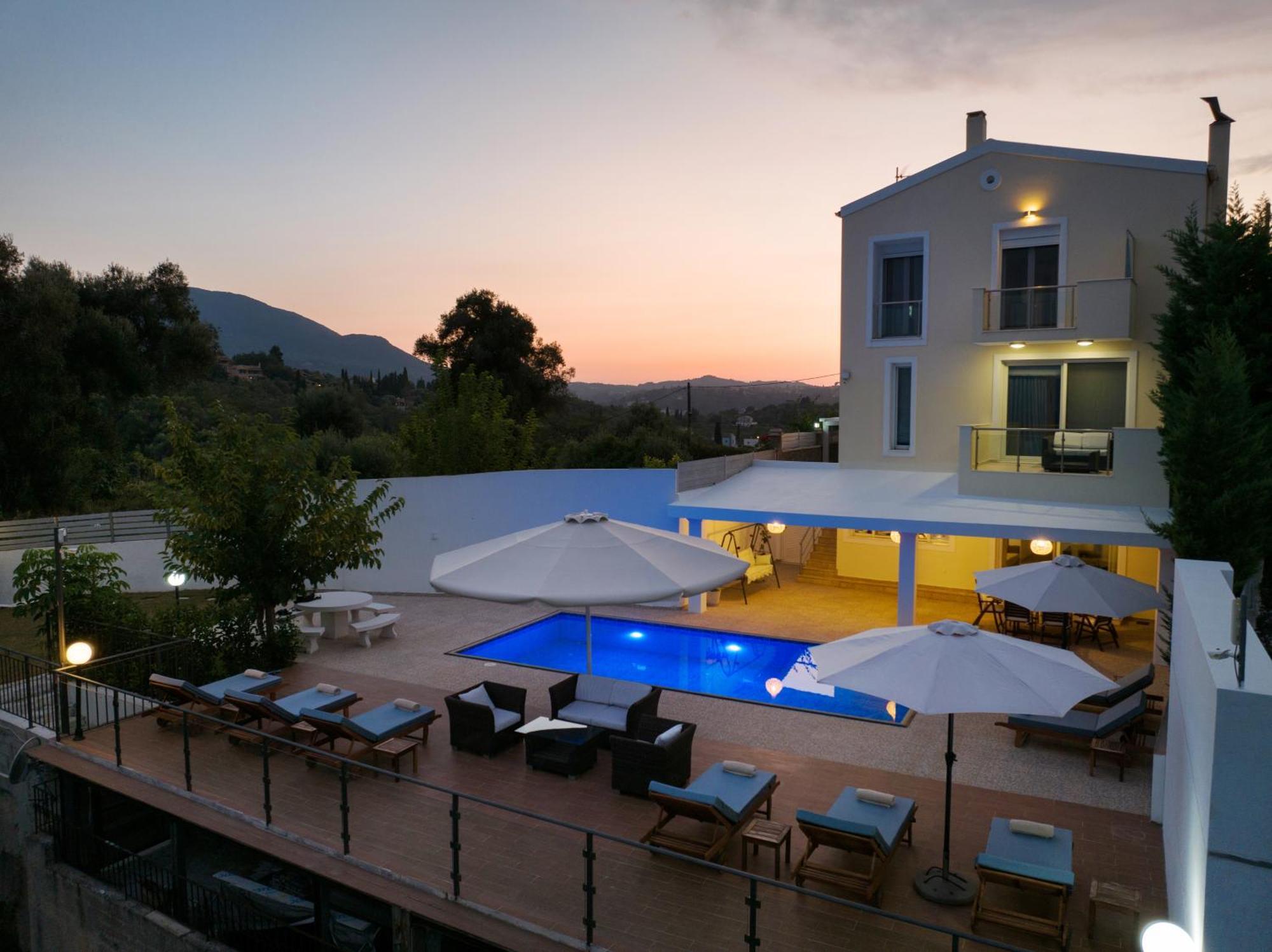 Luxury Villa Alexandros Corfu Perama  Extérieur photo